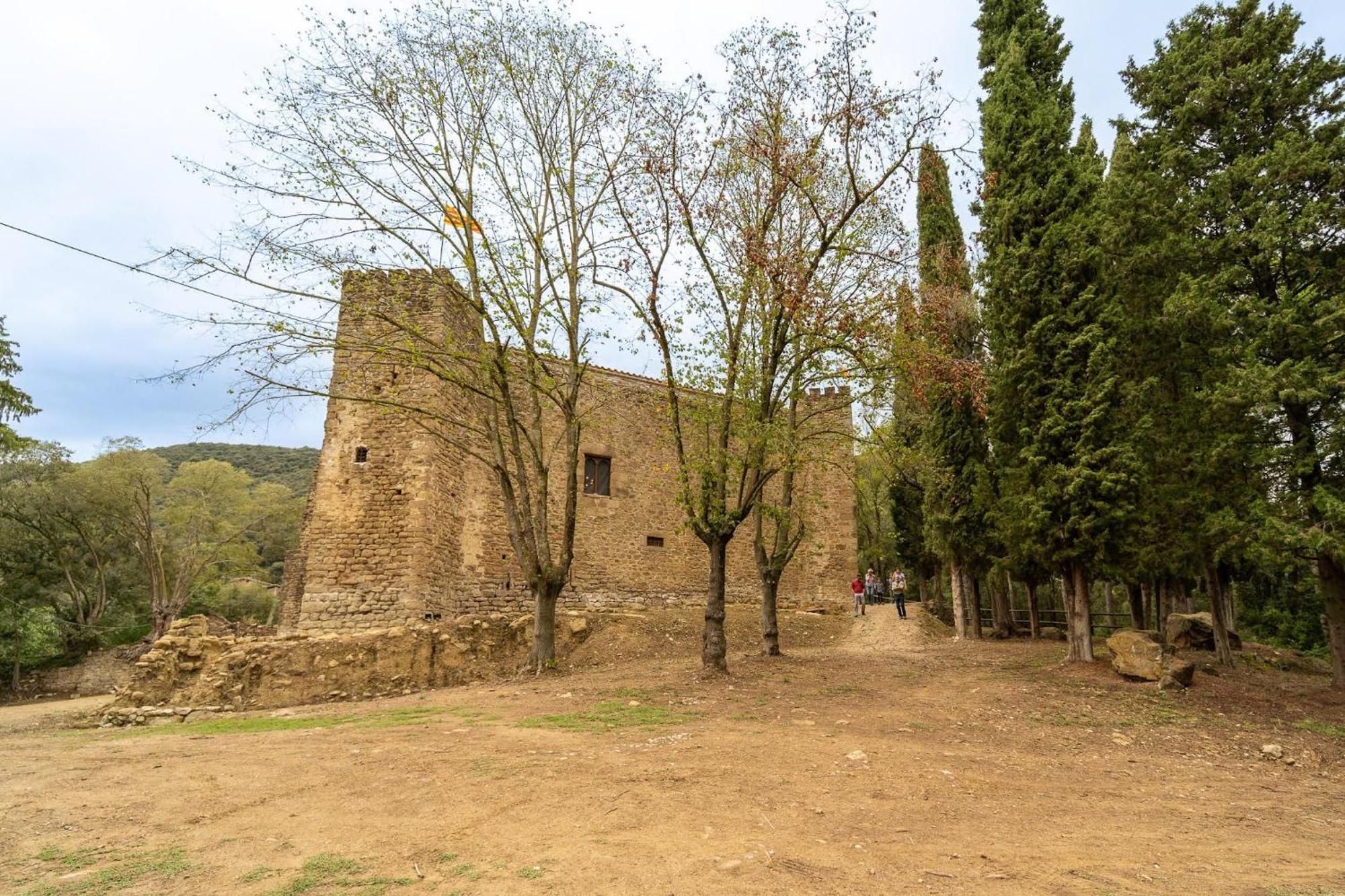 Castell In Girona Villa Sant Miquel de Campmajor Exterior foto