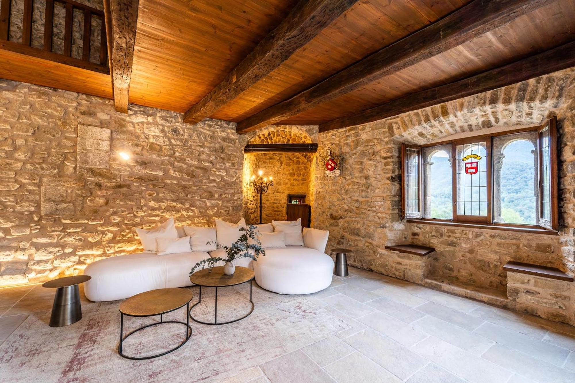 Castell In Girona Villa Sant Miquel de Campmajor Exterior foto