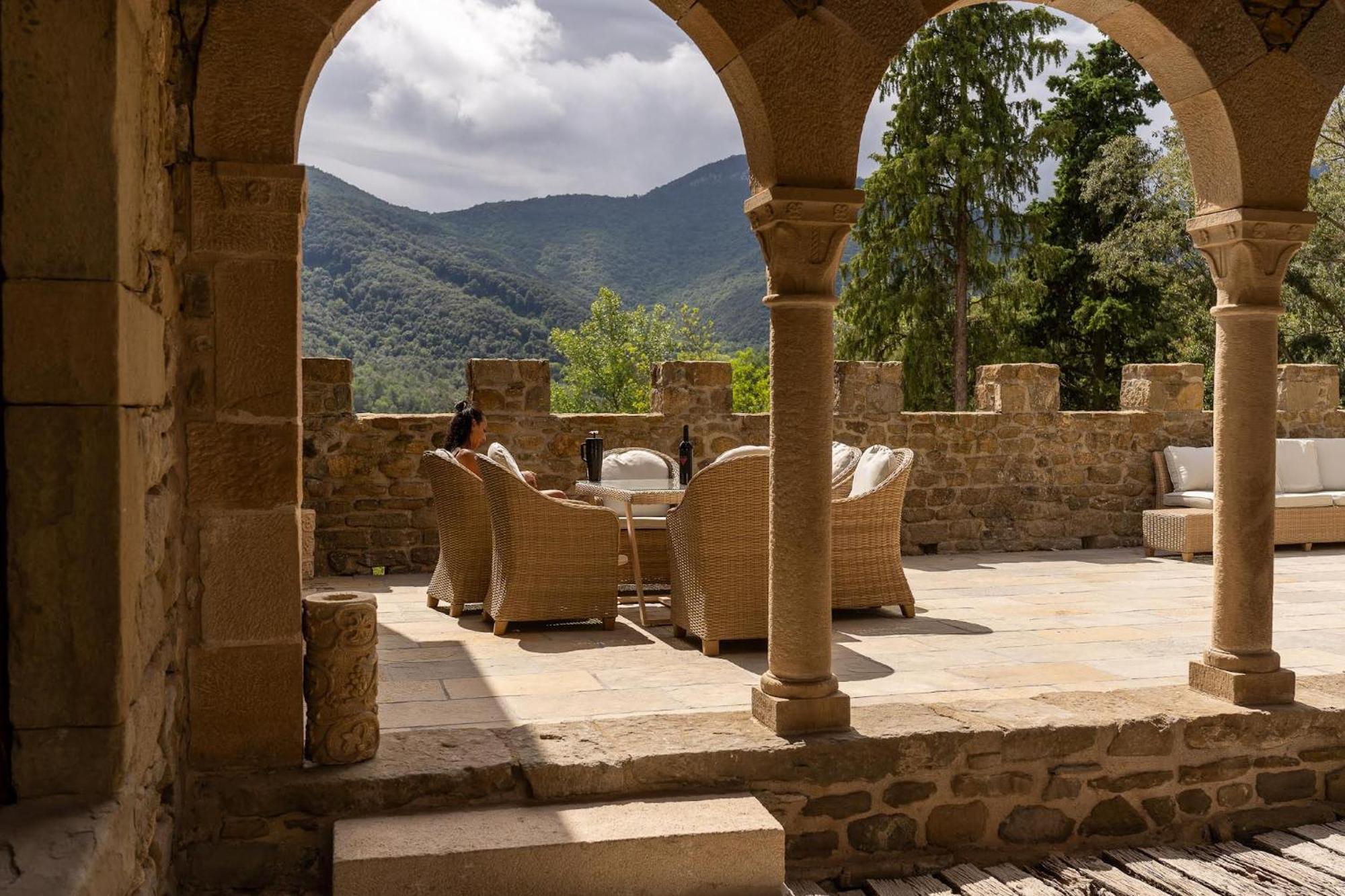 Castell In Girona Villa Sant Miquel de Campmajor Exterior foto