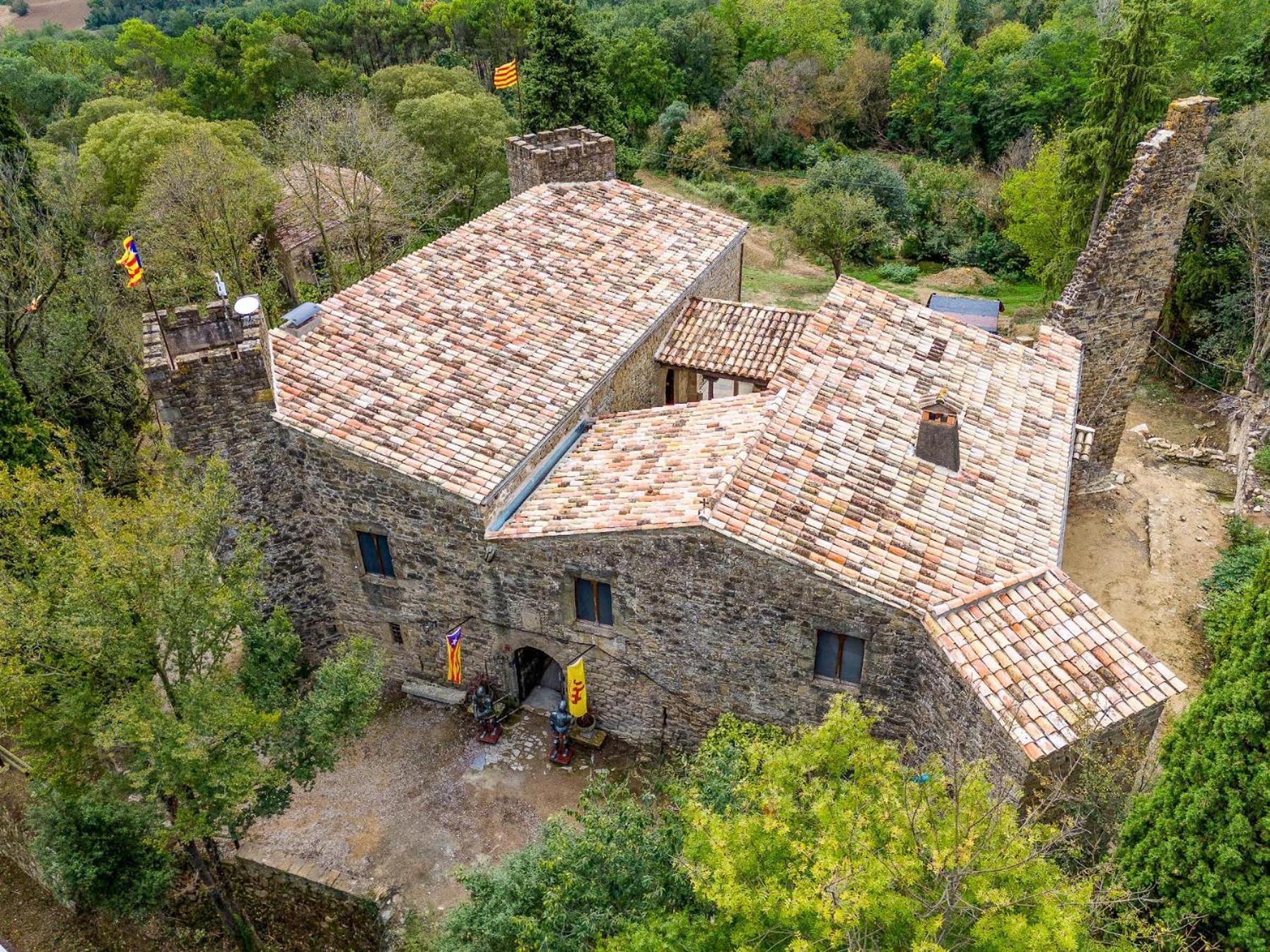 Castell In Girona Villa Sant Miquel de Campmajor Exterior foto
